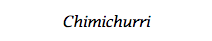 Chimichurri